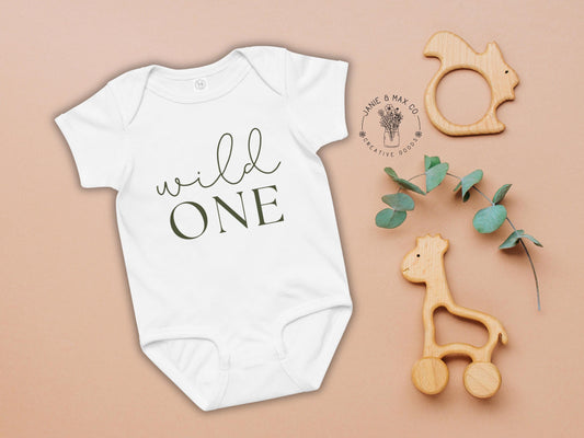 Wild One Baby Bodysuit