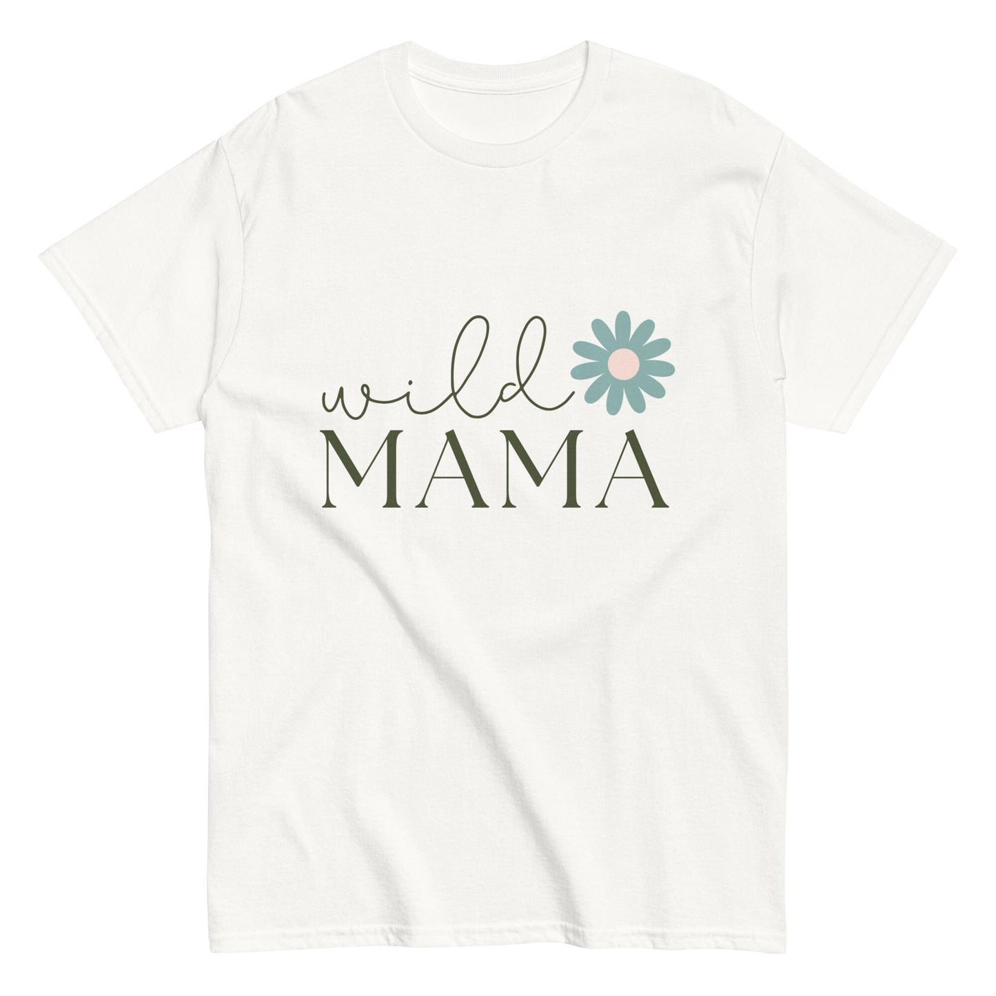 Wild Mama T-Shirt | Matching Mom Shirt for First Birthday | Gildan 5000 Tee | Safari Jungle Theme Party Outfit | Unisex Fit