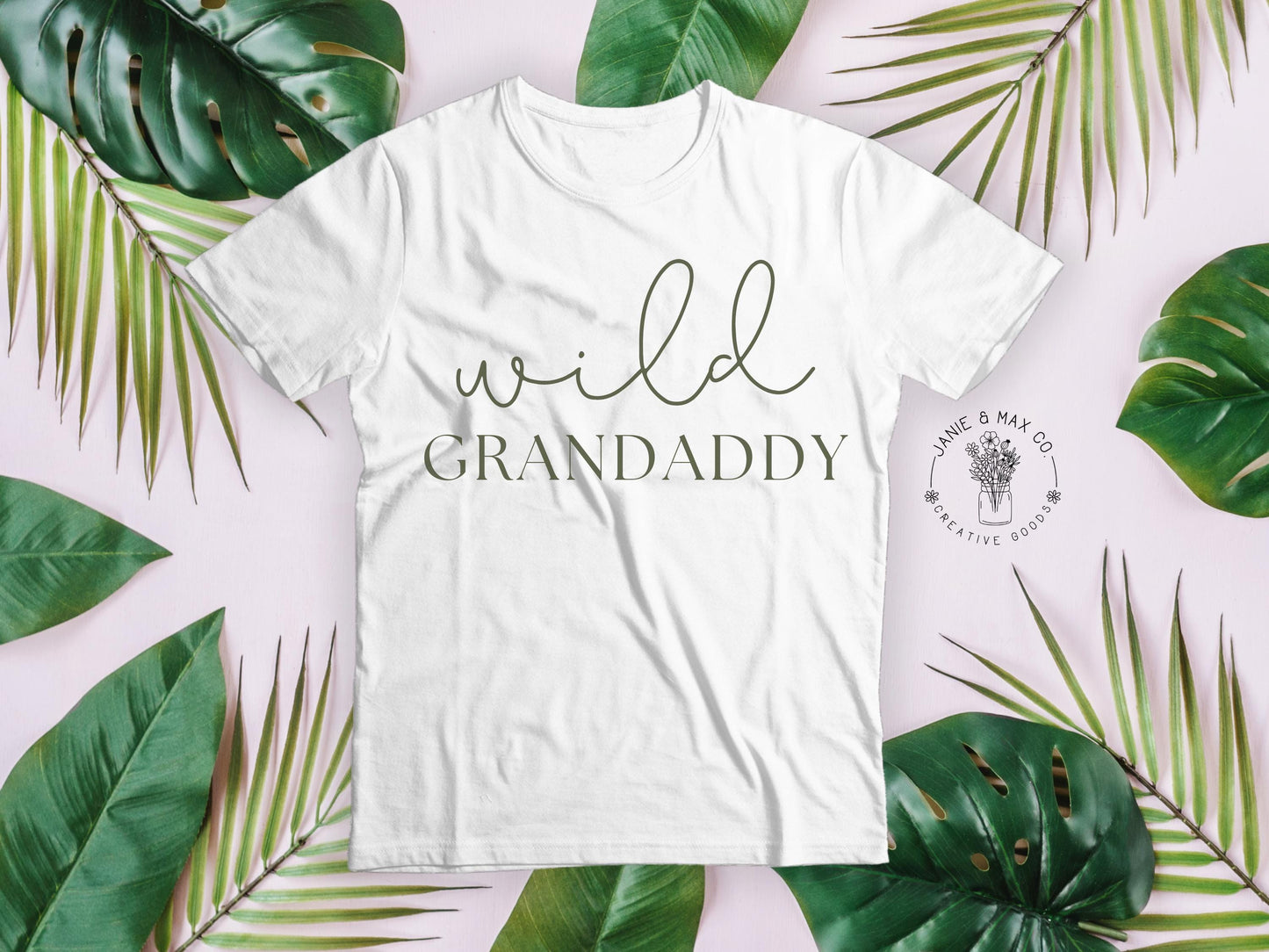Wild Granddaddy T-Shirt | First Birthday Matching Grandpa Shirt | Gildan 5000 Tee | Safari Jungle Party Outfit | Wild One Family Shirt