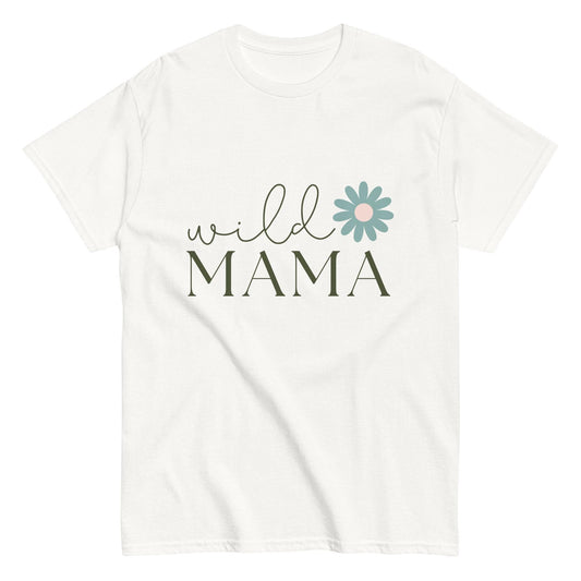 Wild Mama T-Shirt | Matching Mom Shirt for First Birthday | Gildan 5000 Tee | Safari Jungle Theme Party Outfit | Unisex Fit